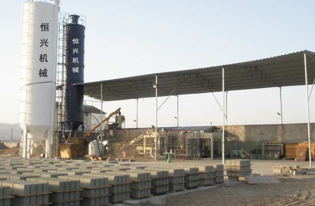 阿爾及利亞砌塊磚機客戶